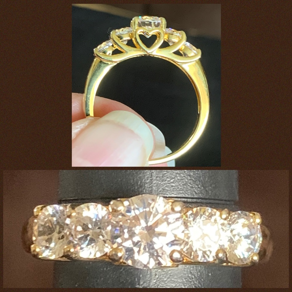 CHARLES WINSTON FOR BELLA LUCE 4.59CTW ROUND ETERNO YELLOW RING (2.68CTW DEW)